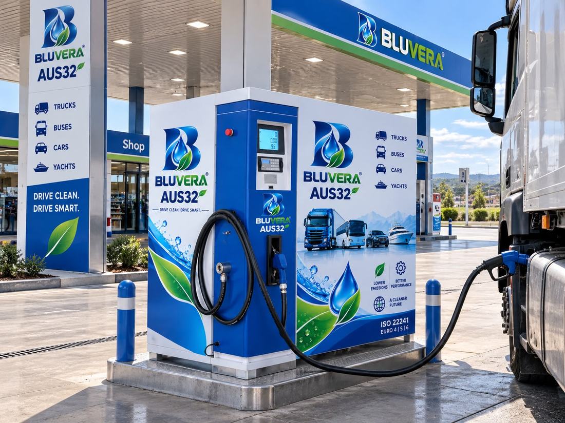 Truck refuelling with BluVera AUS32